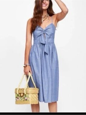 Zara Chambray/Blue Denim Sundress-Very Good Condition-Small